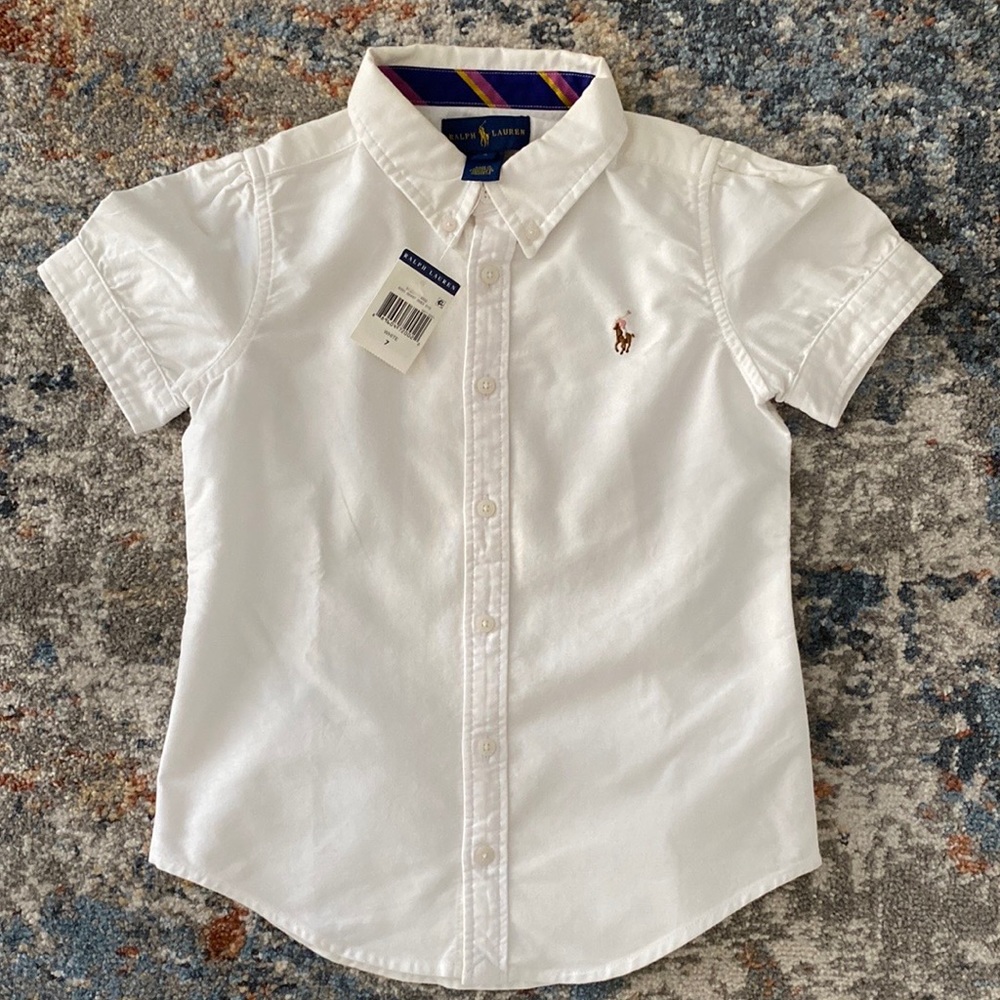 NWT Ralph Lauren girl’s button down